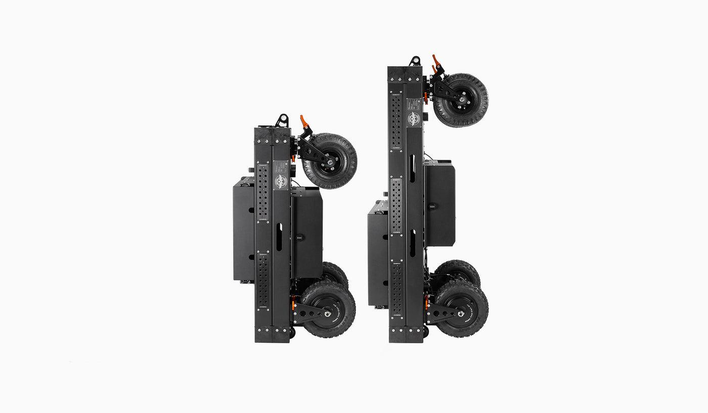 Motorized Apollo 40 & 52 Side View Collapsed