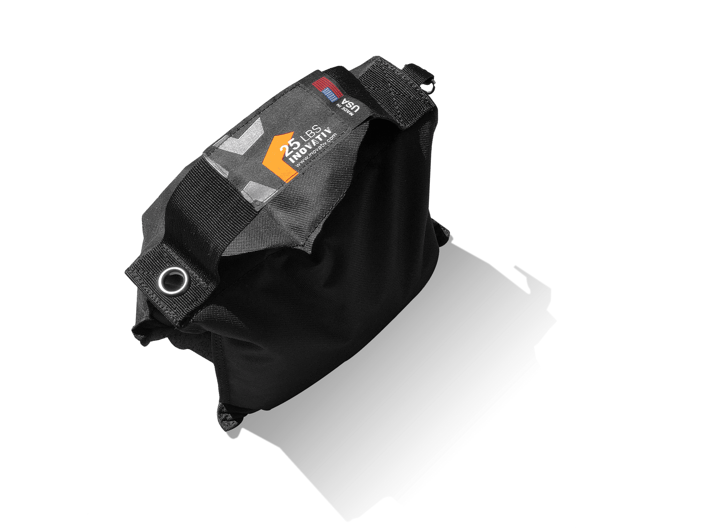 Filled Heavy Duty Saddle Sandbag 25lb Black